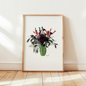 Art Print - Winter Greens