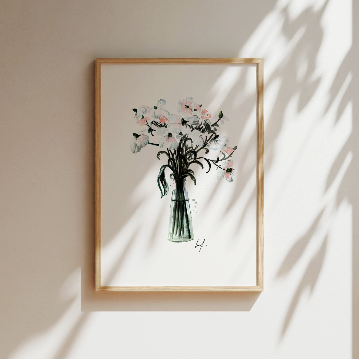Art Print - Pastel Flowers