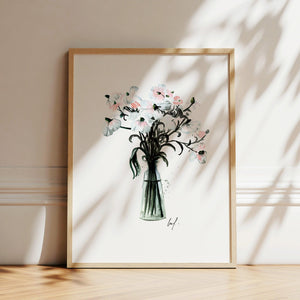 Art Print - Pastel Flowers