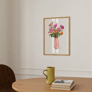 Art Print - Pink Peonies