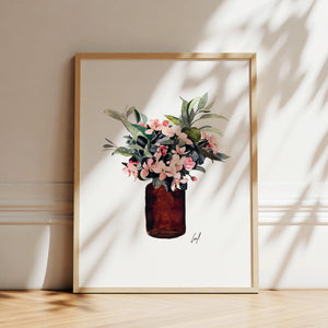 Art Print - Hydrangea Bouquet