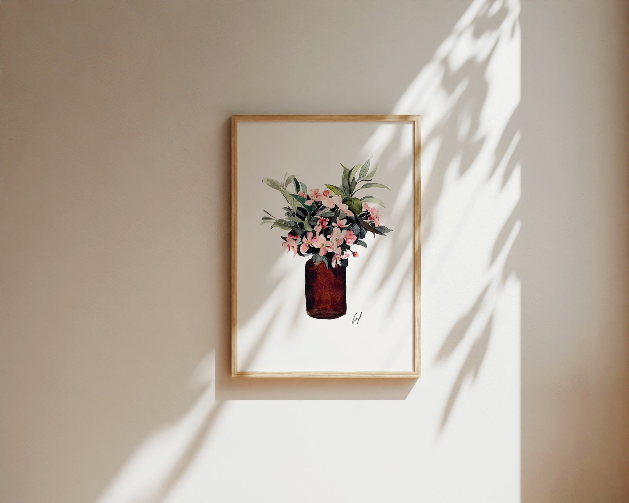 Kunstdruck - Hydrangea Bouquet Kunstdruck Leo la Douce 