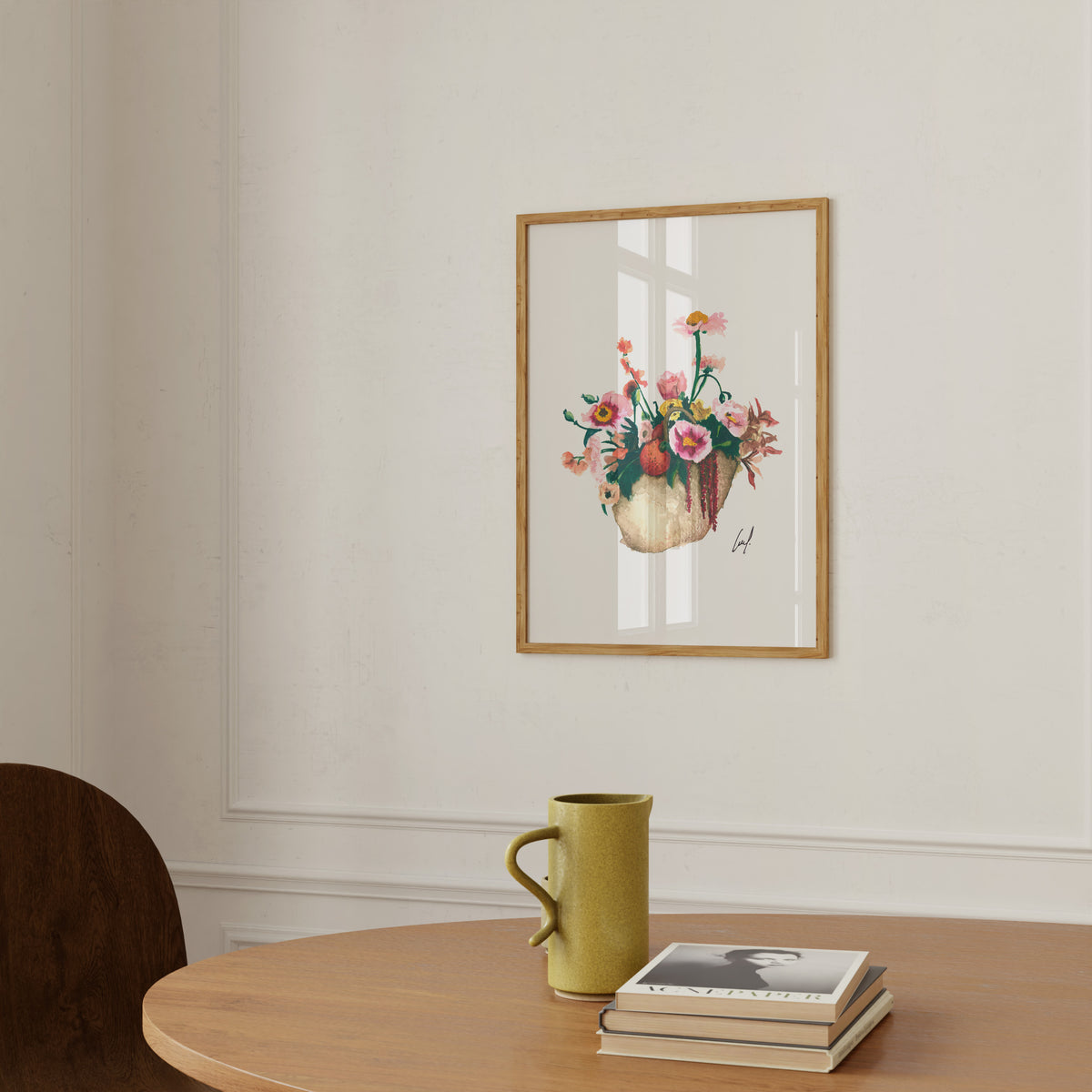 Art Print - Flower Basket