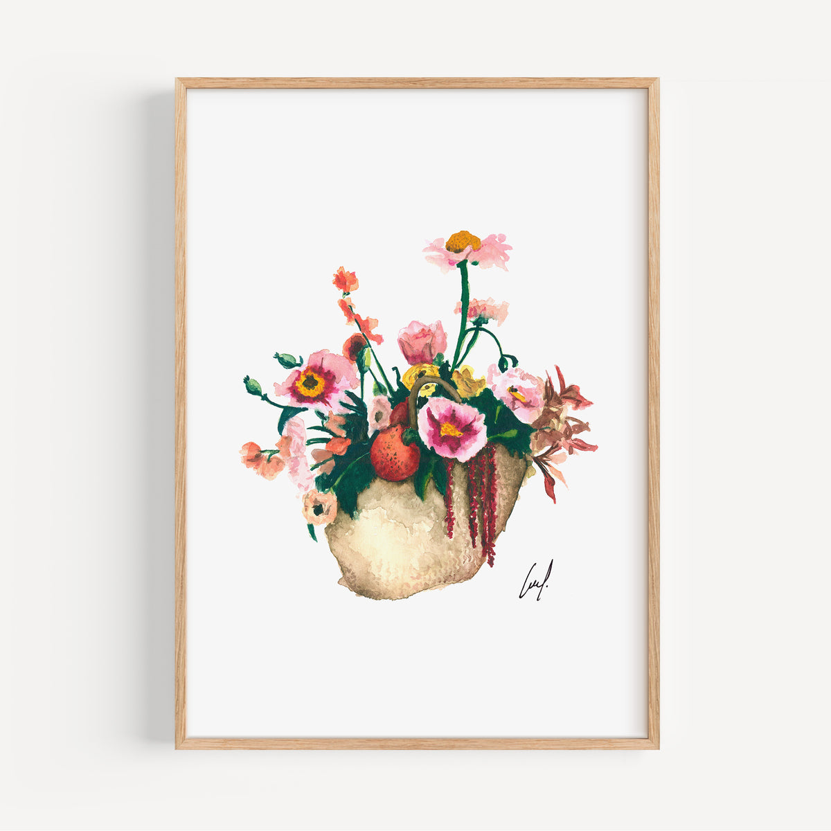 Art Print - Flower Basket