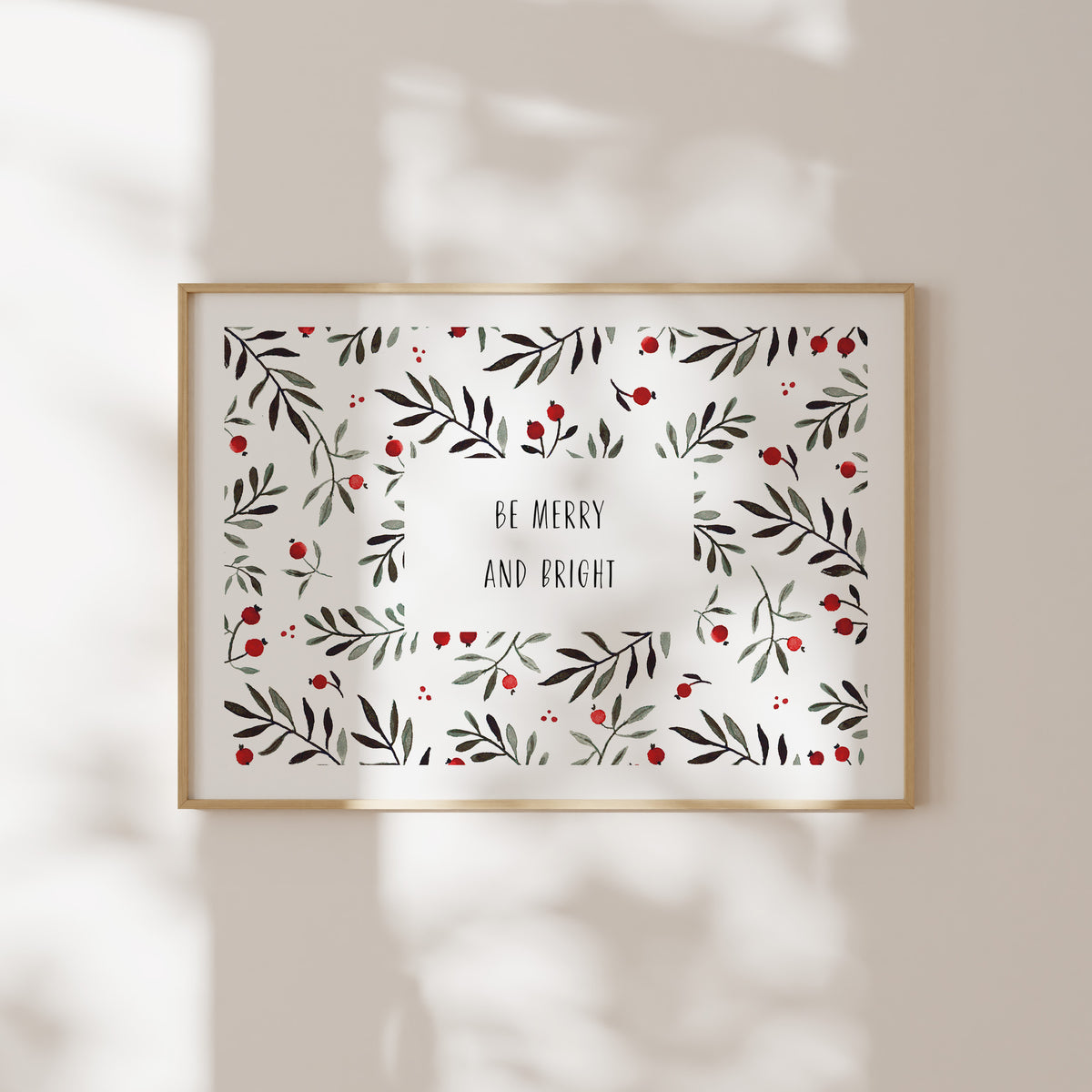 Art Print - Be merry and bright