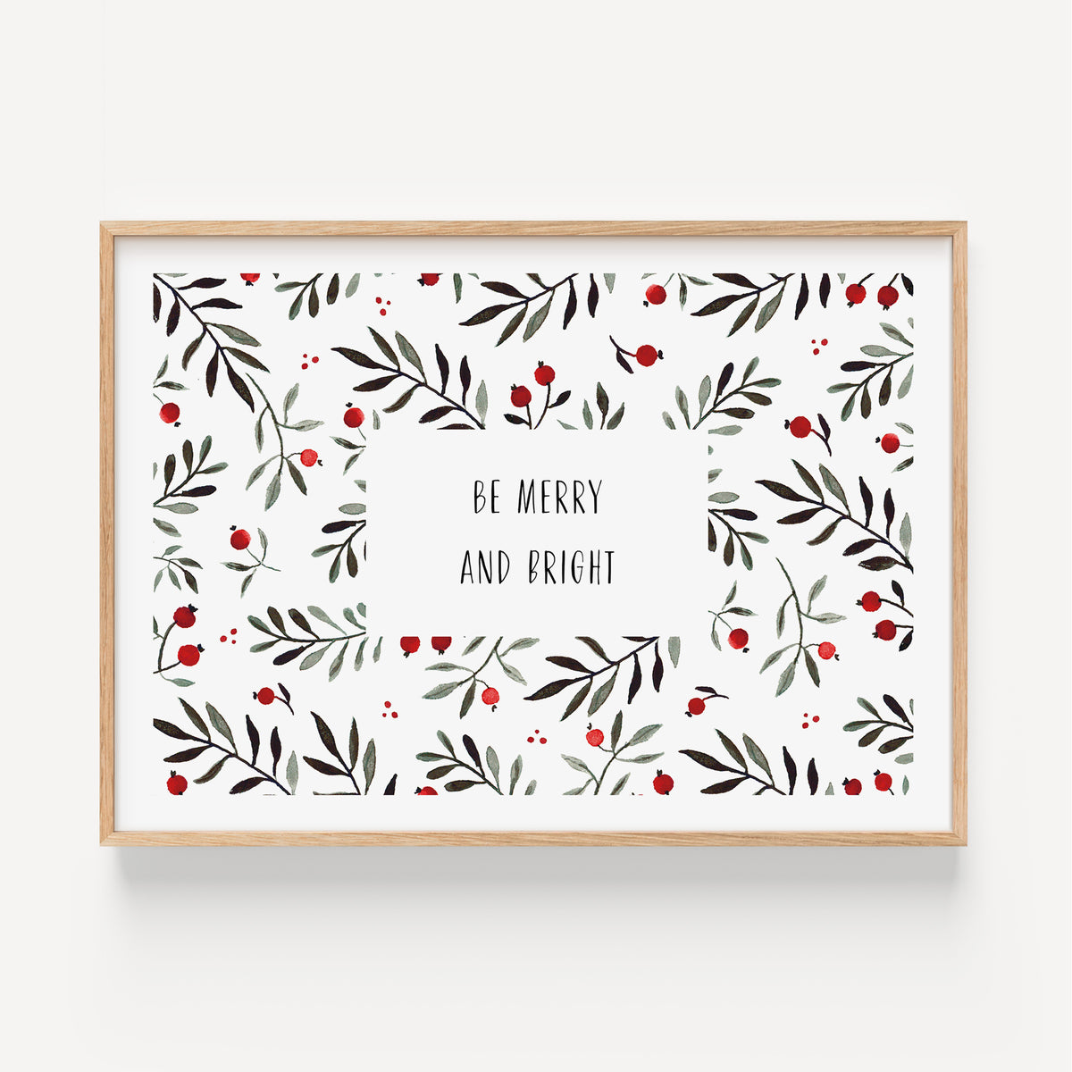 Kunstdruck - Be merry and bright