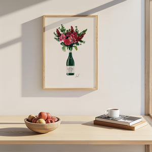 Art Print - Cheers | Wine Bouquet