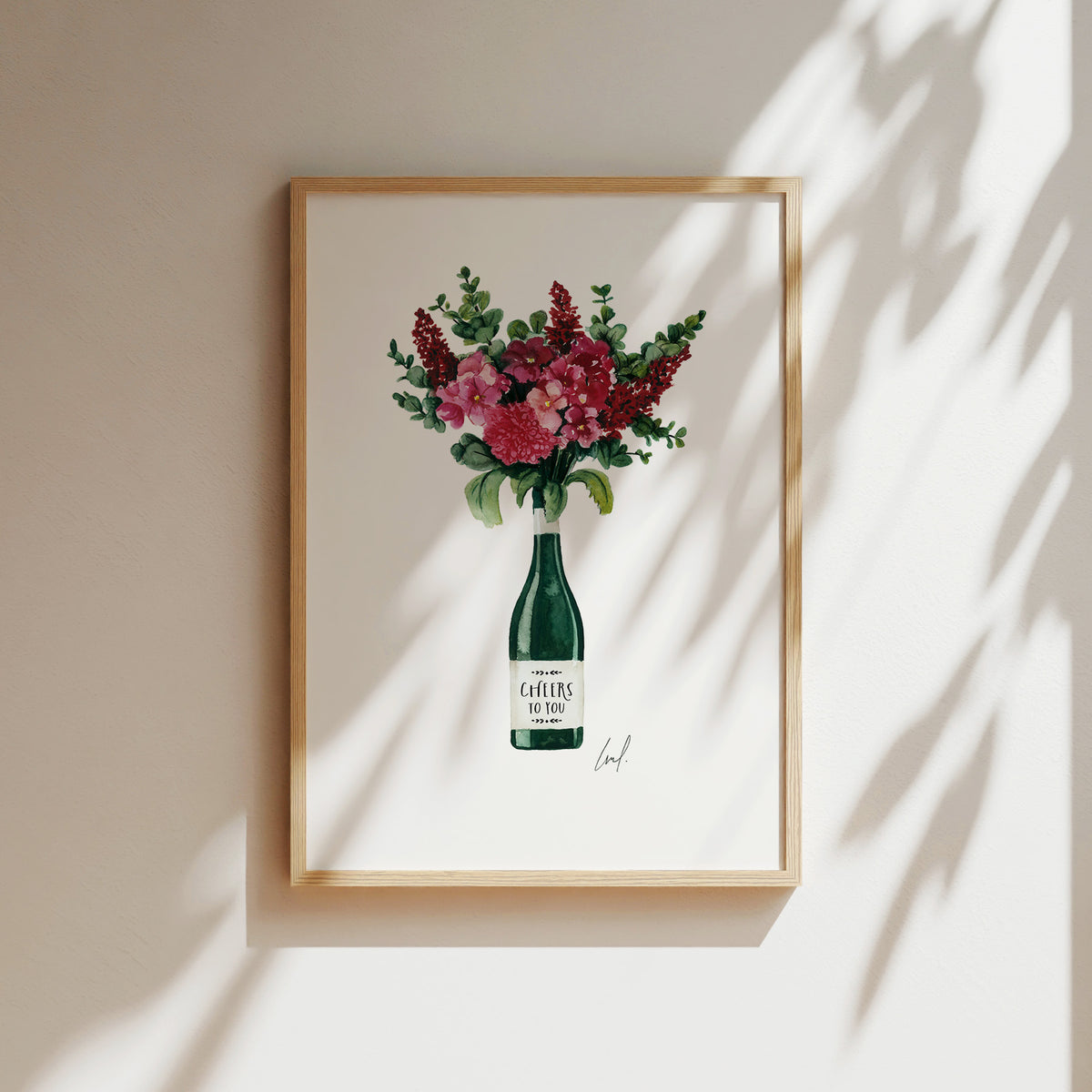 Art Print - Cheers | Wine Bouquet