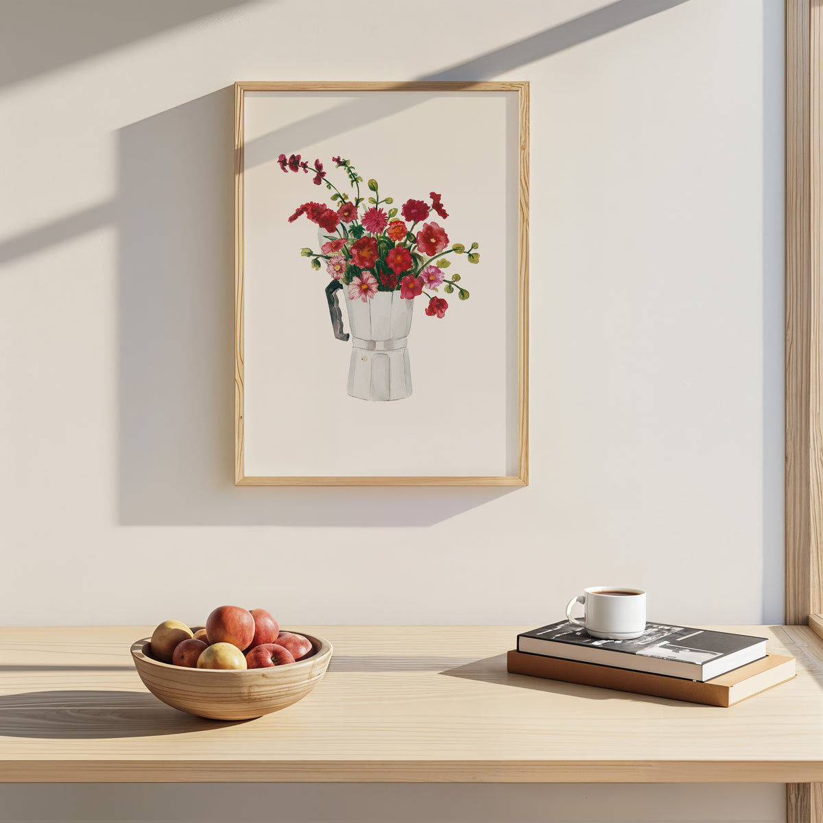 Kunstdruck - Red Espresso Bouquet