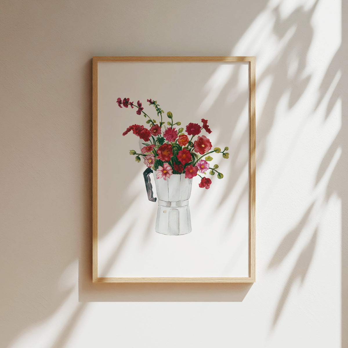 Kunstdruck - Red Espresso Bouquet