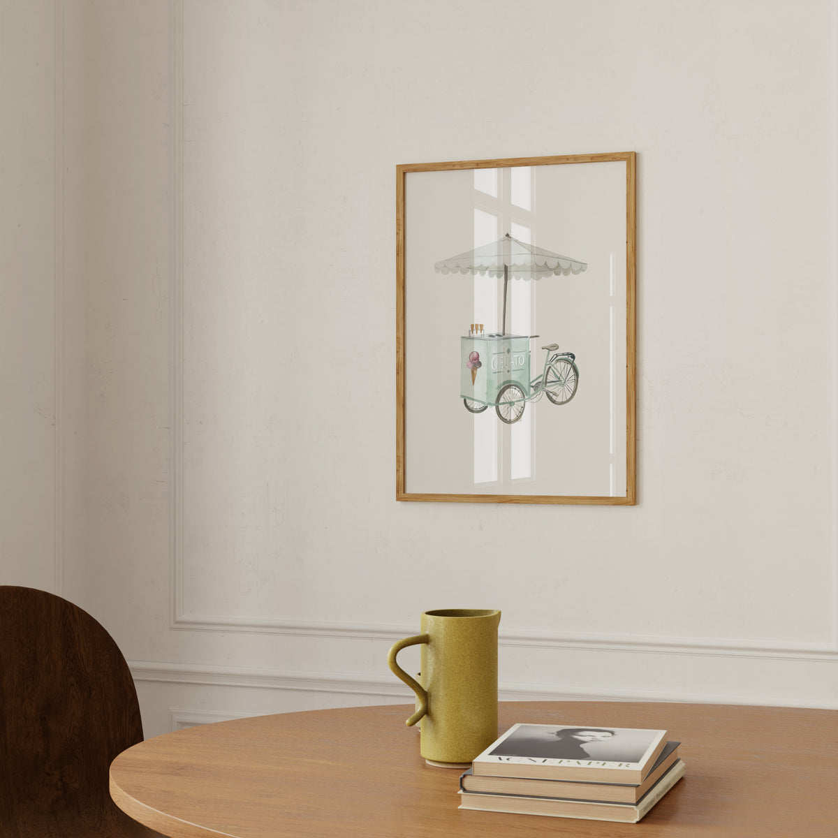 Kunstdruck - Gelato bike