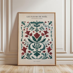 Kunstdruck - Fleurs de Noël