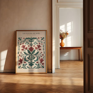 Kunstdruck - Fleurs de Noël