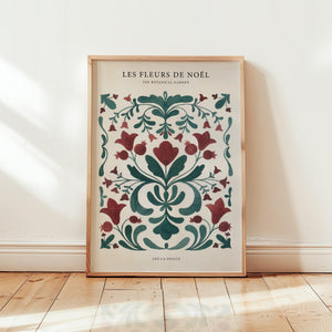 Kunstdruck - Fleurs de Noël