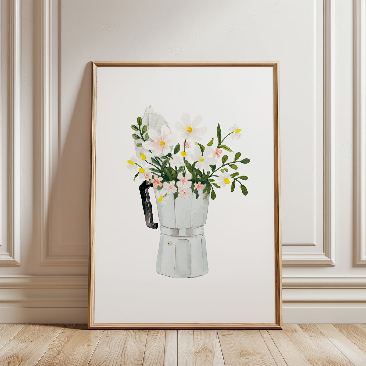 Art Print - White Espresso Bouquet