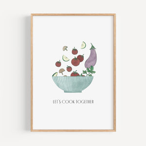 Art print - Cook together