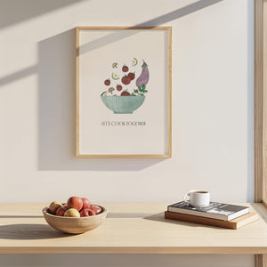 Art print - Cook together
