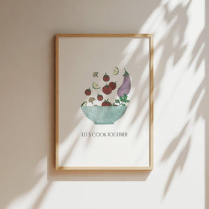 Art print - Cook together