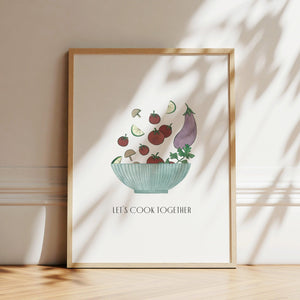 Art print - Cook together