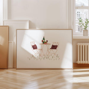 Art print - Garden dinner