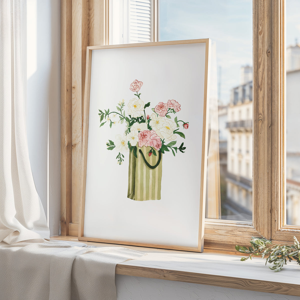 Art Print - Flower Bag