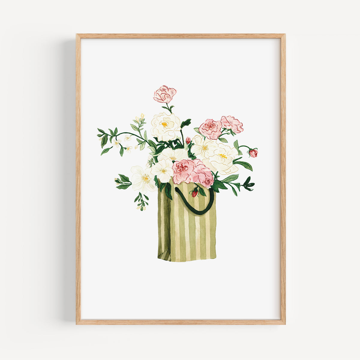 Art Print - Flower Bag