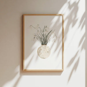 Kunstdruck - Schneeglöckchen