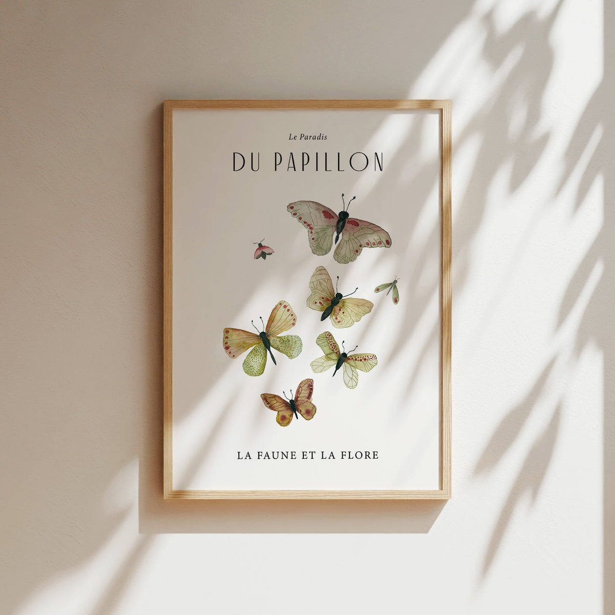 Kunstdruck - Les papillons