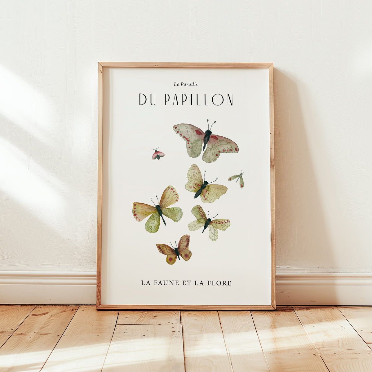 Kunstdruck - Les papillons