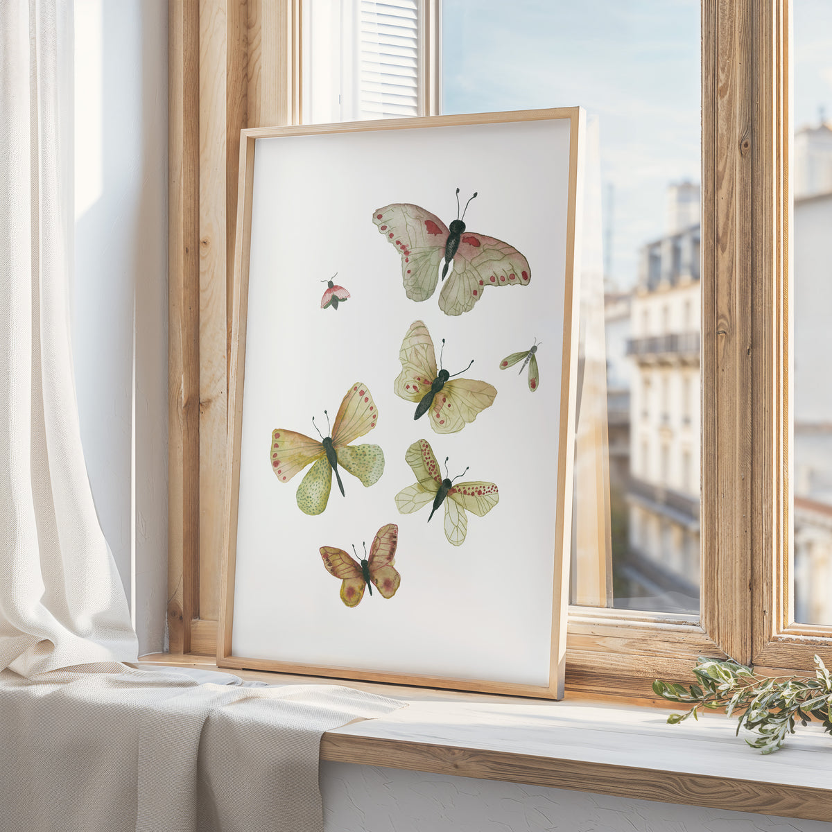 Kunstdruck - Butterflies