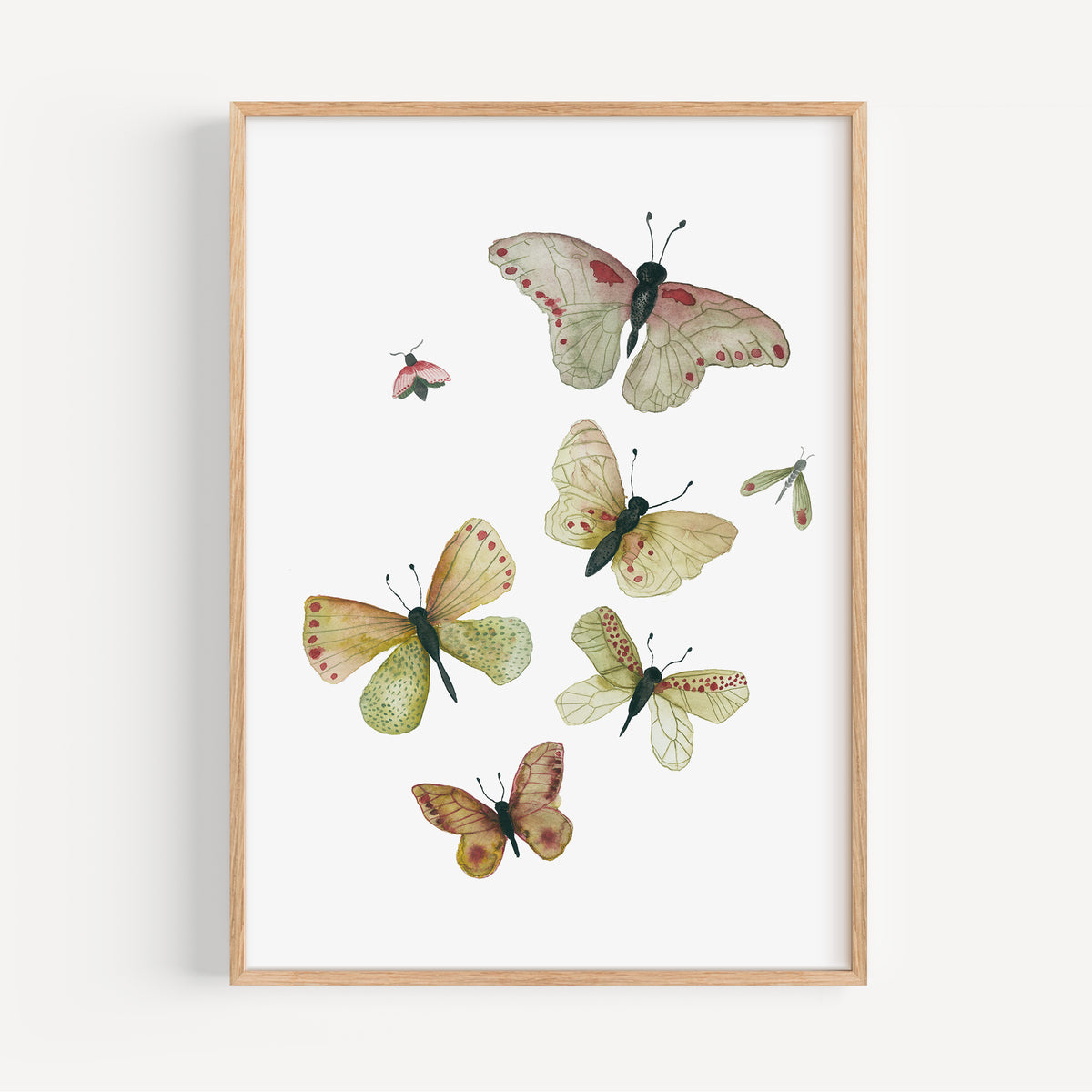 Kunstdruck - Butterflies