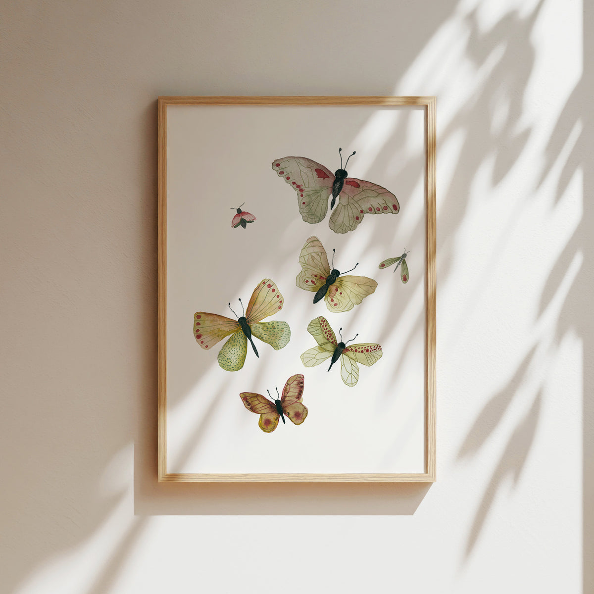 Kunstdruck - Butterflies