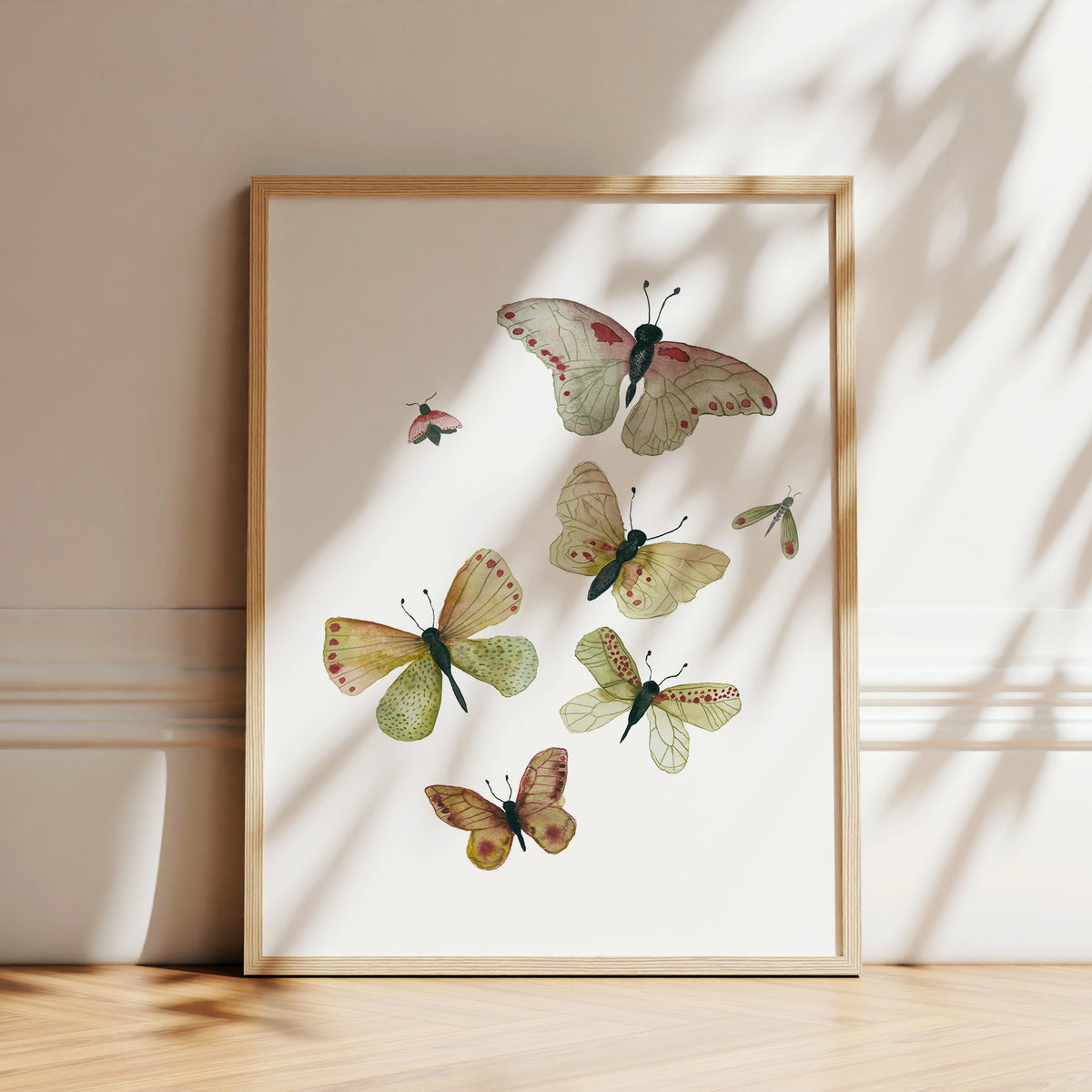 Kunstdruck - Butterflies