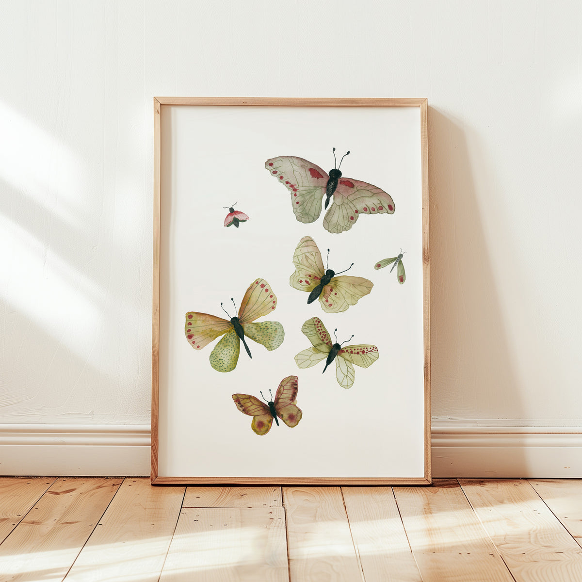 Kunstdruck - Butterflies