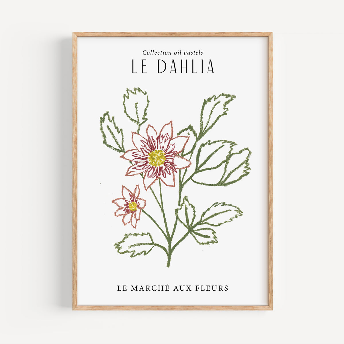 Kunstdruck - Le dahlia