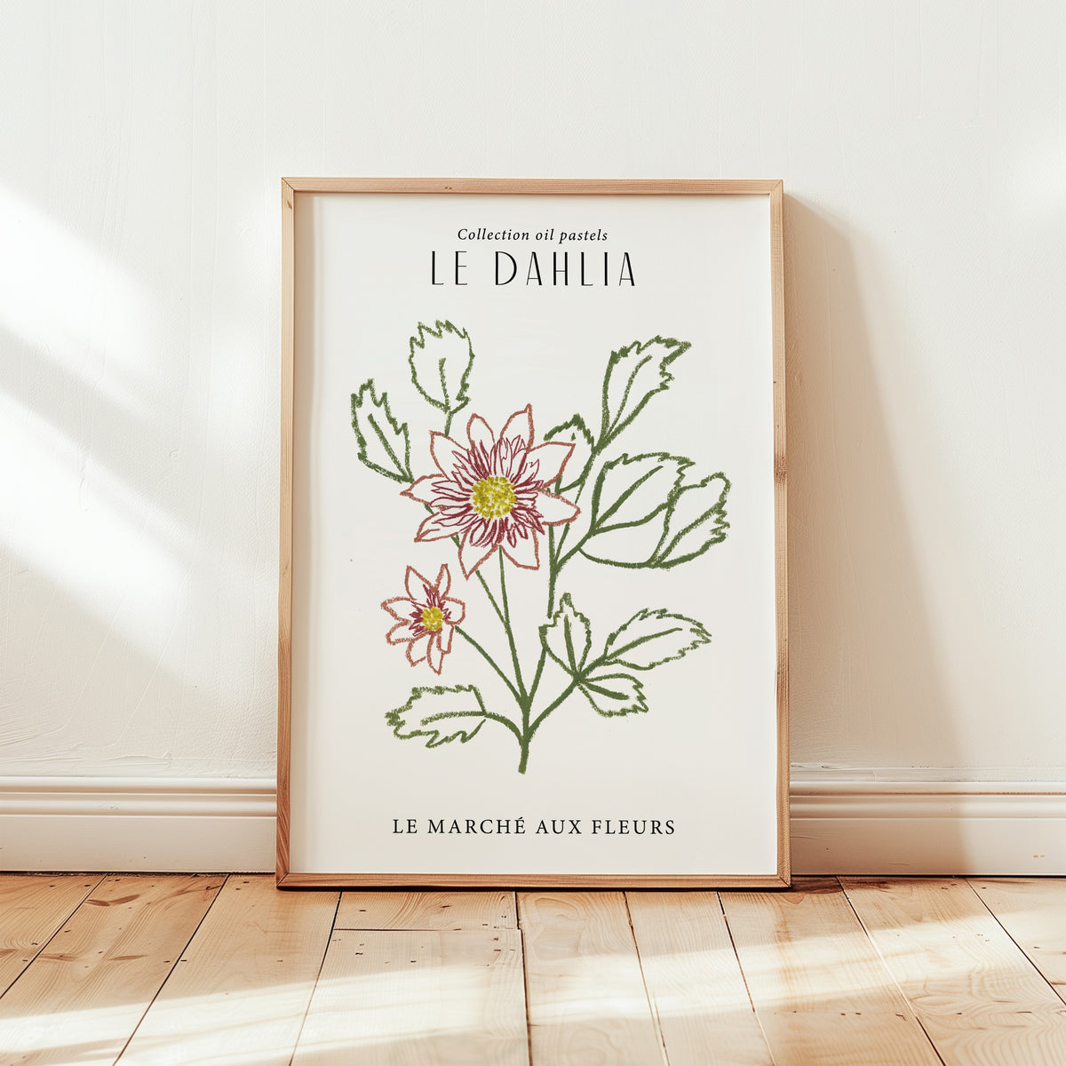 Kunstdruck - Le dahlia