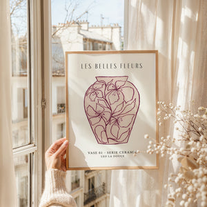 Art Print - Red Vase