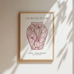 Art Print - Red Vase