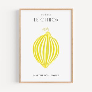 Art print - Le citron