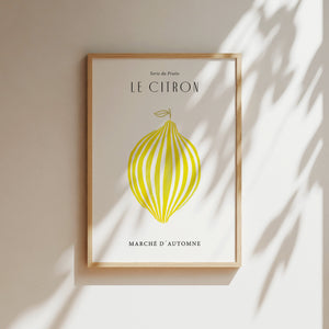 Art print - Le citron
