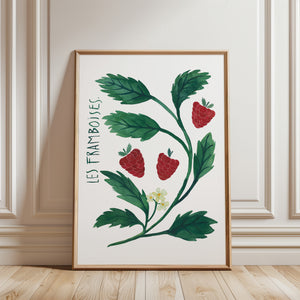 Art print - Les framboises