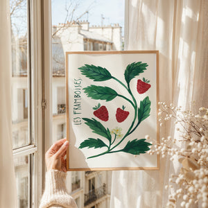 Art print - Les framboises