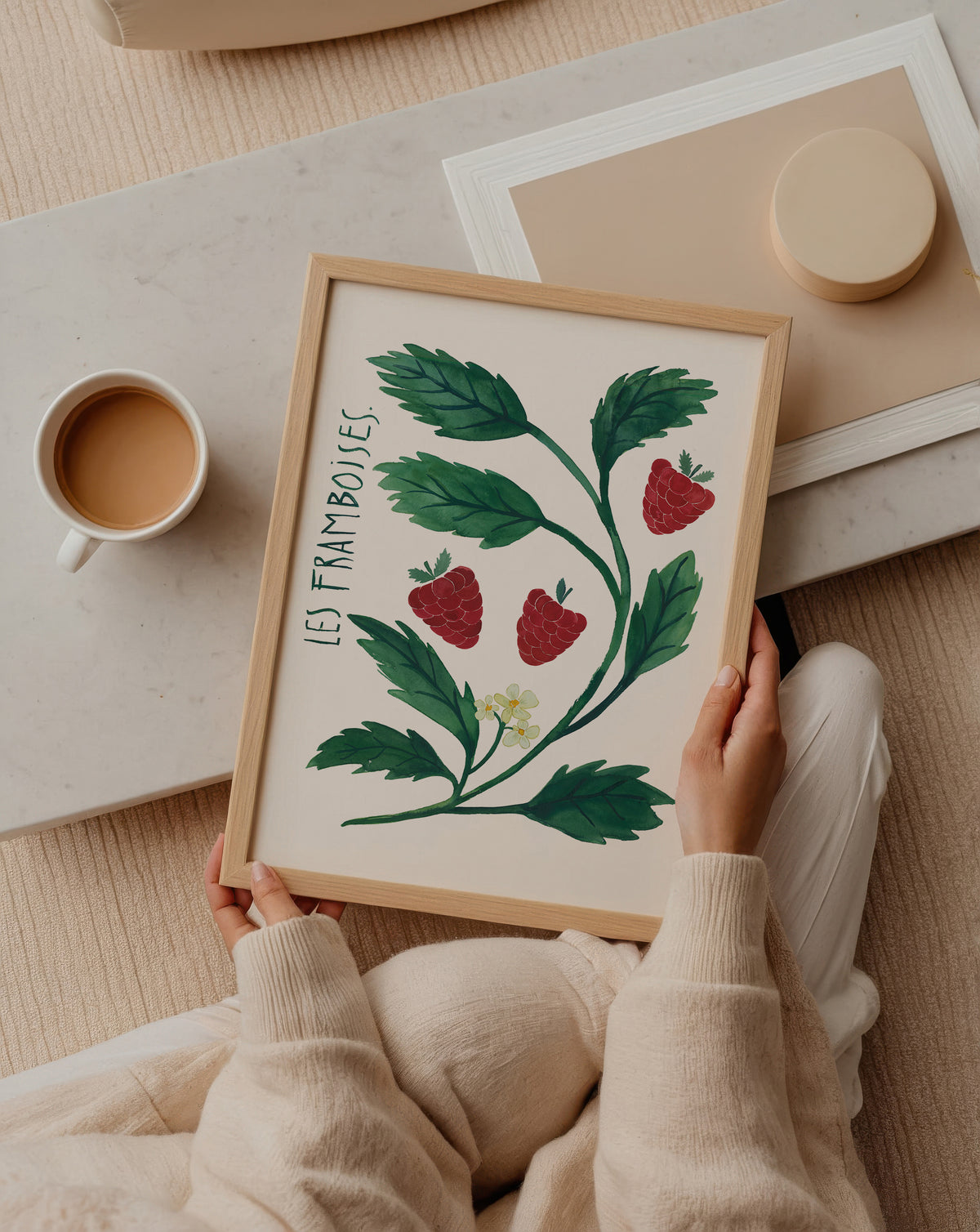 Kunstdruck - Les framboises