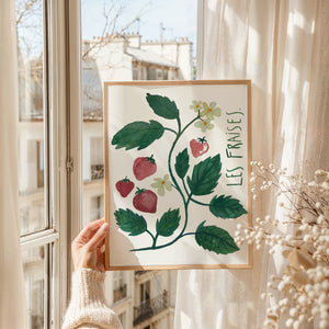 Art print - Les fraises