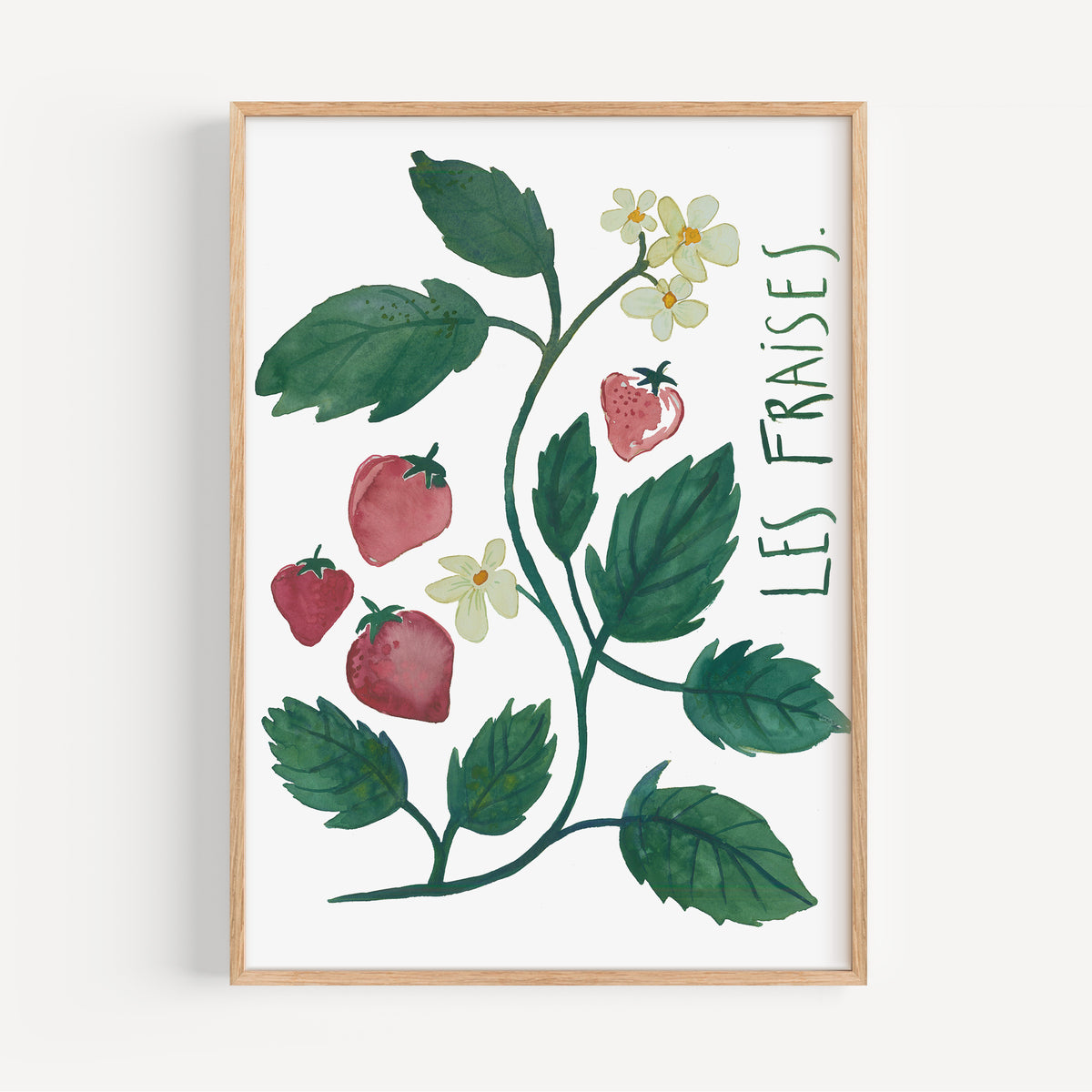 Kunstdruck - Les fraises