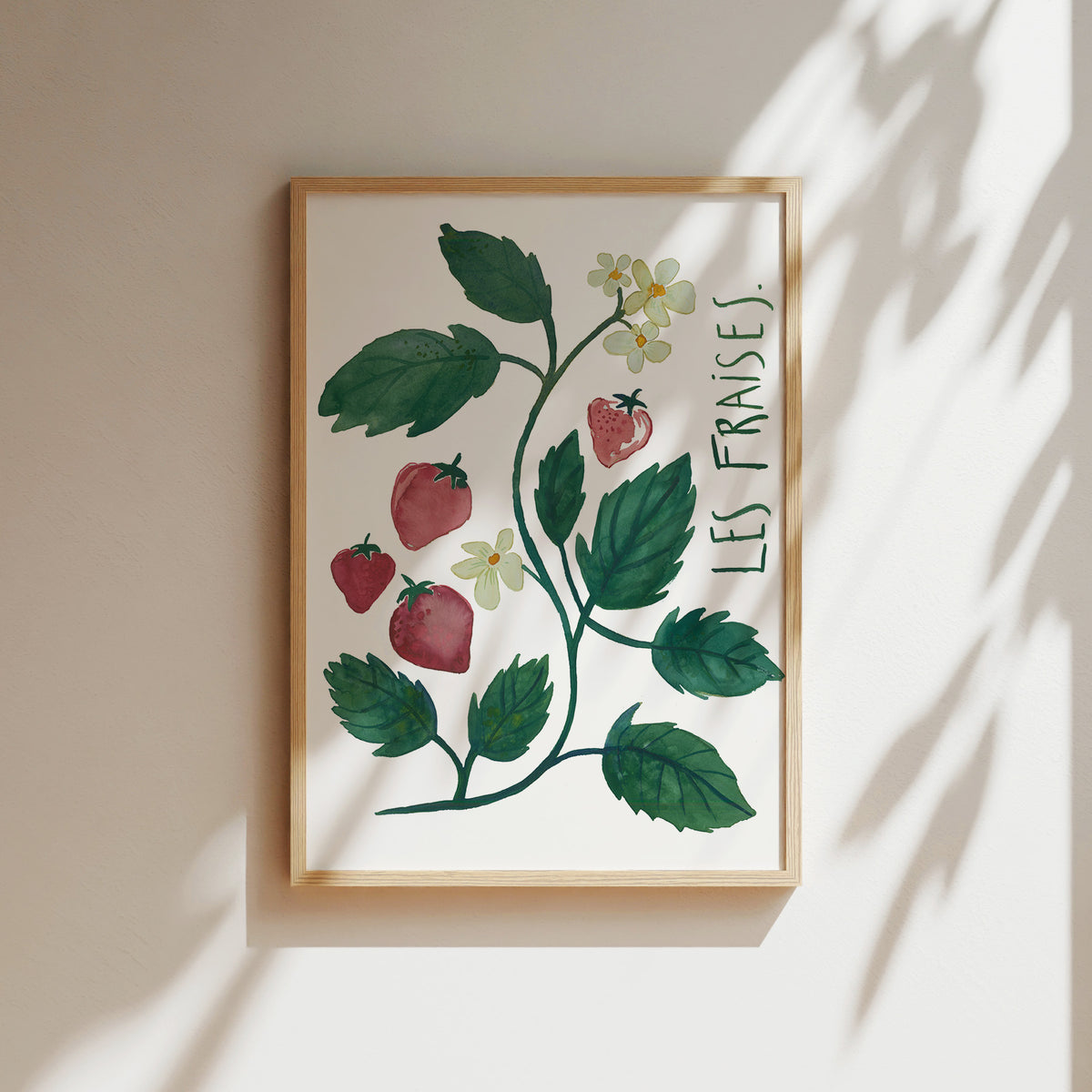 Kunstdruck - Les fraises