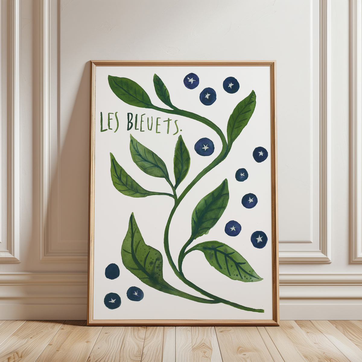 Kunstdruck - Les bleuets