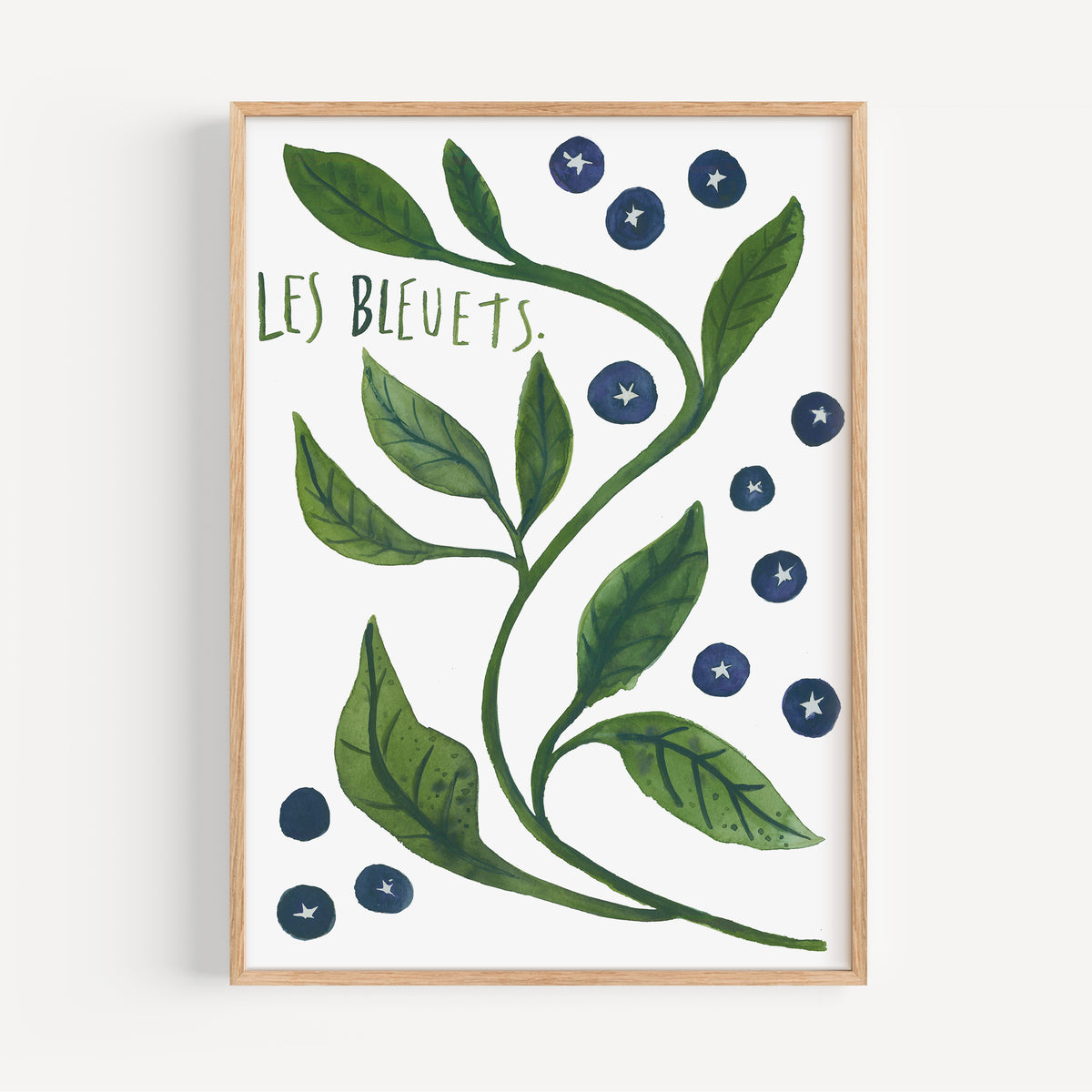Kunstdruck - Les bleuets