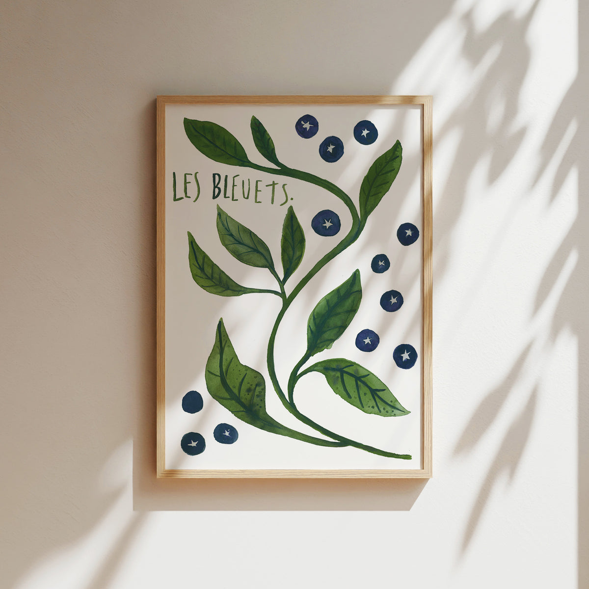 Kunstdruck - Les bleuets