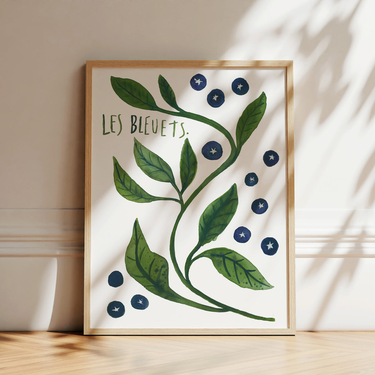 Kunstdruck - Les bleuets